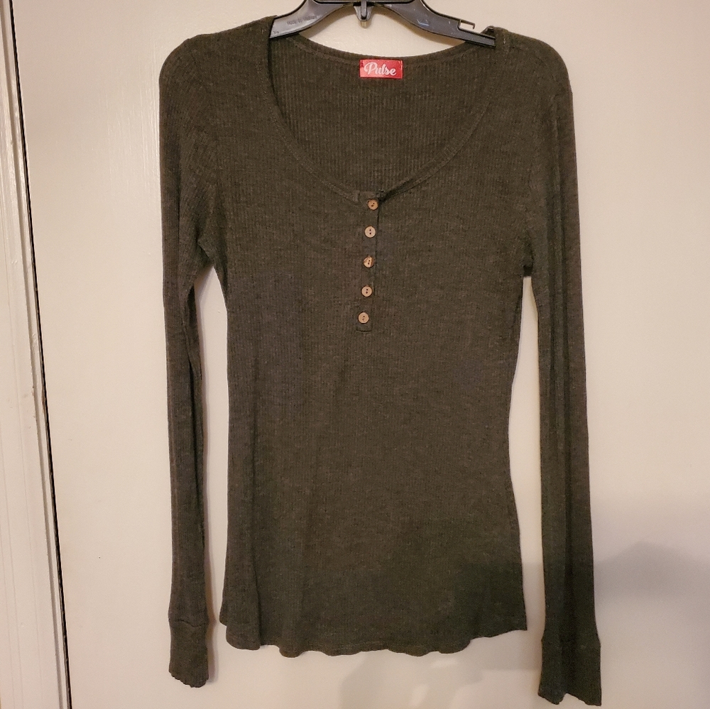 5 Button Henley-Pulse Boutique